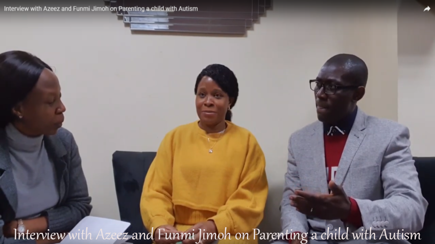 Interview with Azeez and Funmi Jimoh on Parenting a child with Autism